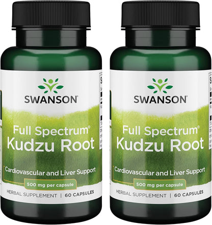 Swanson Full Spectrum Raíz de Kudzu - 60 Cápsulas, 500 mg – Image 9