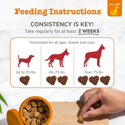 Zesty Paws Cardio Bites - Apoyo – Palatabilidad: Con sabor a salmón, estos masticables son apetecibles para la – Image 4