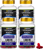 Nikoni Liposomal NAD+ 2000 mg con TMG y Pterostilbeno - 240 Cápsulas Blandas