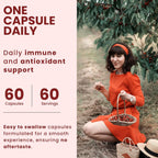 OPTIVIDA Acerola Cherry Cápsulas 60 Días – Vitamina C Vegetal