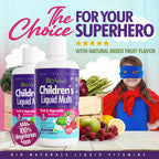 Multivitamínico Líquido Infantil con Vitaminas, Fibra y Extractos de Frutas y Verduras - 887 ml