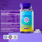 Purple Tree Next Day – Suplemento Post-Fiesta con Ashwagandha KSM-66, Cardo Mariano, Vitaminas y Minerales | 90 Cápsulas