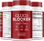 GlucoBlocker, 60 Cápsulas – Fórmula Premium de Vitaminas Naturales