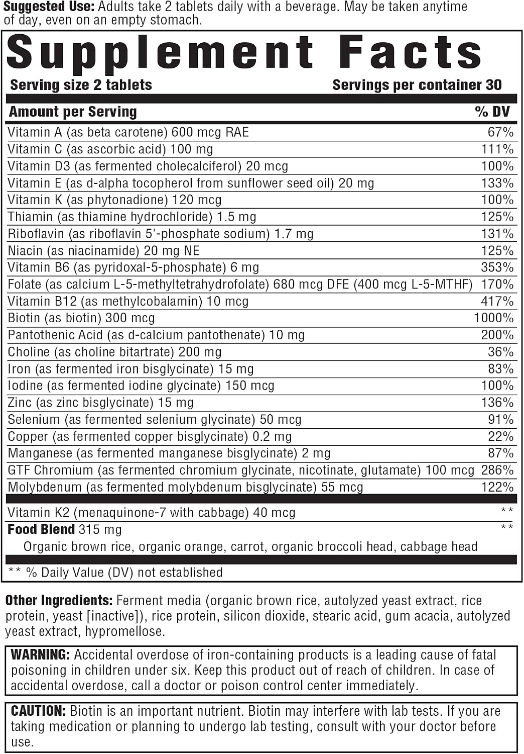 INNATE Response Formulas Women's Multivitamin - 60 Tablets