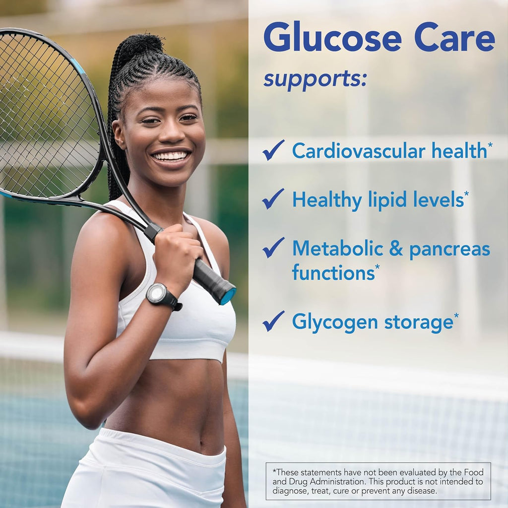 Patient One Glucose Care | Suplemento para el Apoyo Metabólico, Cardiovascular y Pancreático | con Cromo, Vitaminas B, Canela y Más | 120 Cápsulas