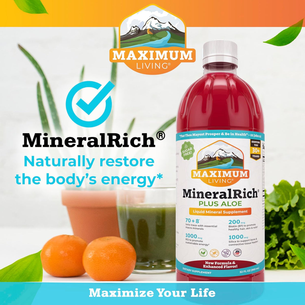 Maximum Living MineralRich Minerales – Más de 70 minerales iónicos traza: obtenidos de fuentes naturales, estos – Image 6