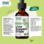 Forever Puppy Liver Support Drops - Gotas de Cardo Mariano para Perros (59 ml)