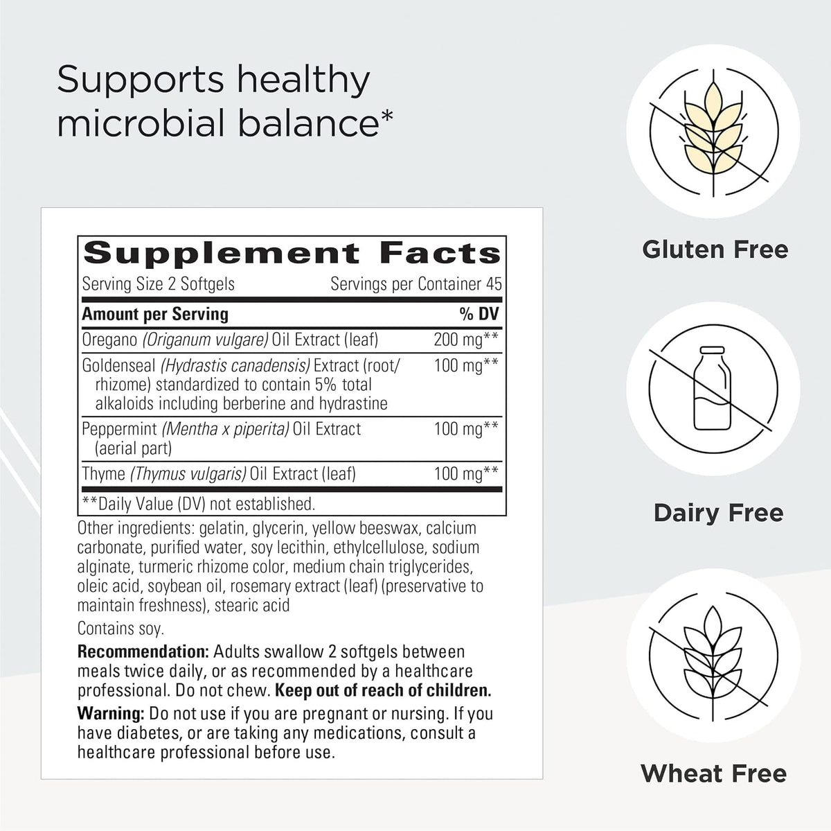 Integrative Therapeutics Y Formula - – Menta (Mentha piperita): Conocida por sus efectos calmantes en el sistema – Image 3