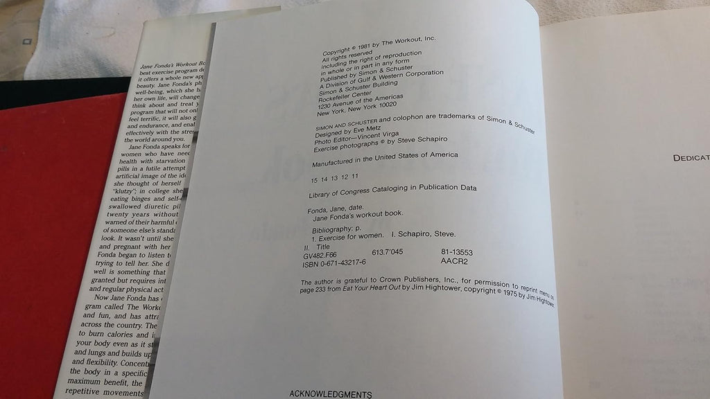 Jane Fonda's Workout Book