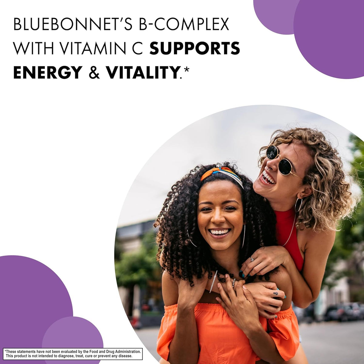 BlueBonnet Stress Vitamin B Complex - Complejo de Vitaminas B con Vitamina C - 50 Cápsulas Vegetales – Image 5