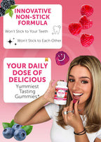 Lunakai Gummies de Vitamina D3 y K2 con Calcio – Suplemento Vegano Diario 3 en 1 para Huesos e Inmunidad, 60 gominolas