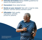 Bariatric Fusion Multivitamínico Diario para Hombres con Hierro - 90 Cápsulas (3 Meses)