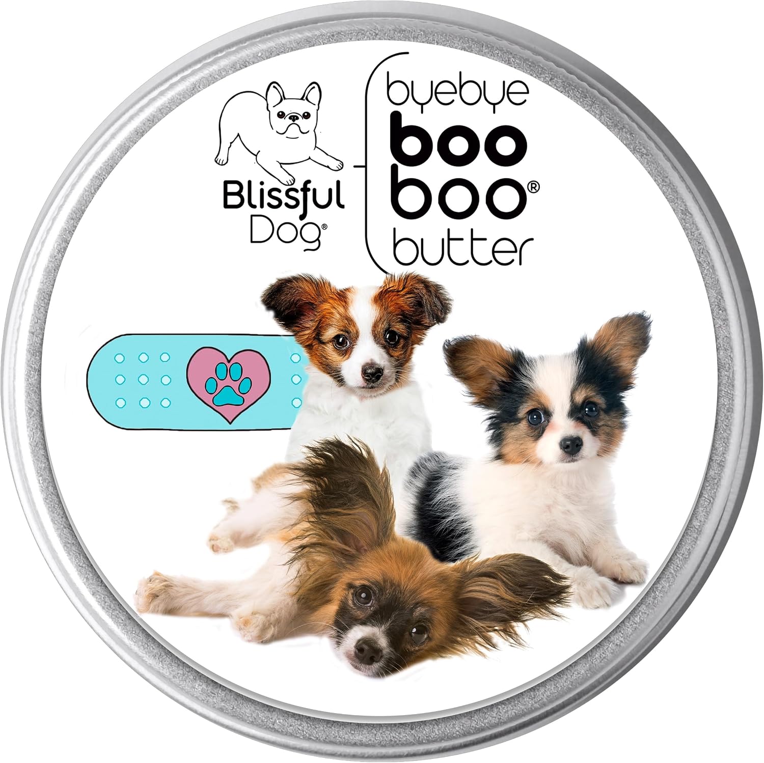 Papillon Boo Boo Butter - Bálsamo tópico para perros (16 oz)