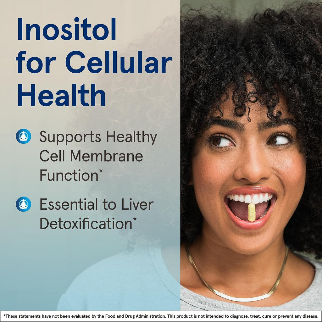 Jarrow Formulas® Inositol 750 mg - 100 Cápsulas Vegetales - Suplemento Alimenticio