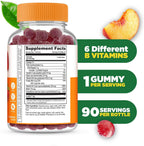Lifeable Complejo B Gominolas para Adultos con Vitamina C - 90 Gominolas Veganas