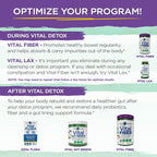 Vital Planet Vital Detox - Kit de 14 Días con Cardo Mariano y Quercetina - 56 Cápsulas