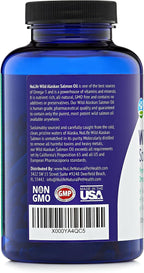 Alaskan Wild Salmon Oil for Dogs – Omega 3, 120 Softgels