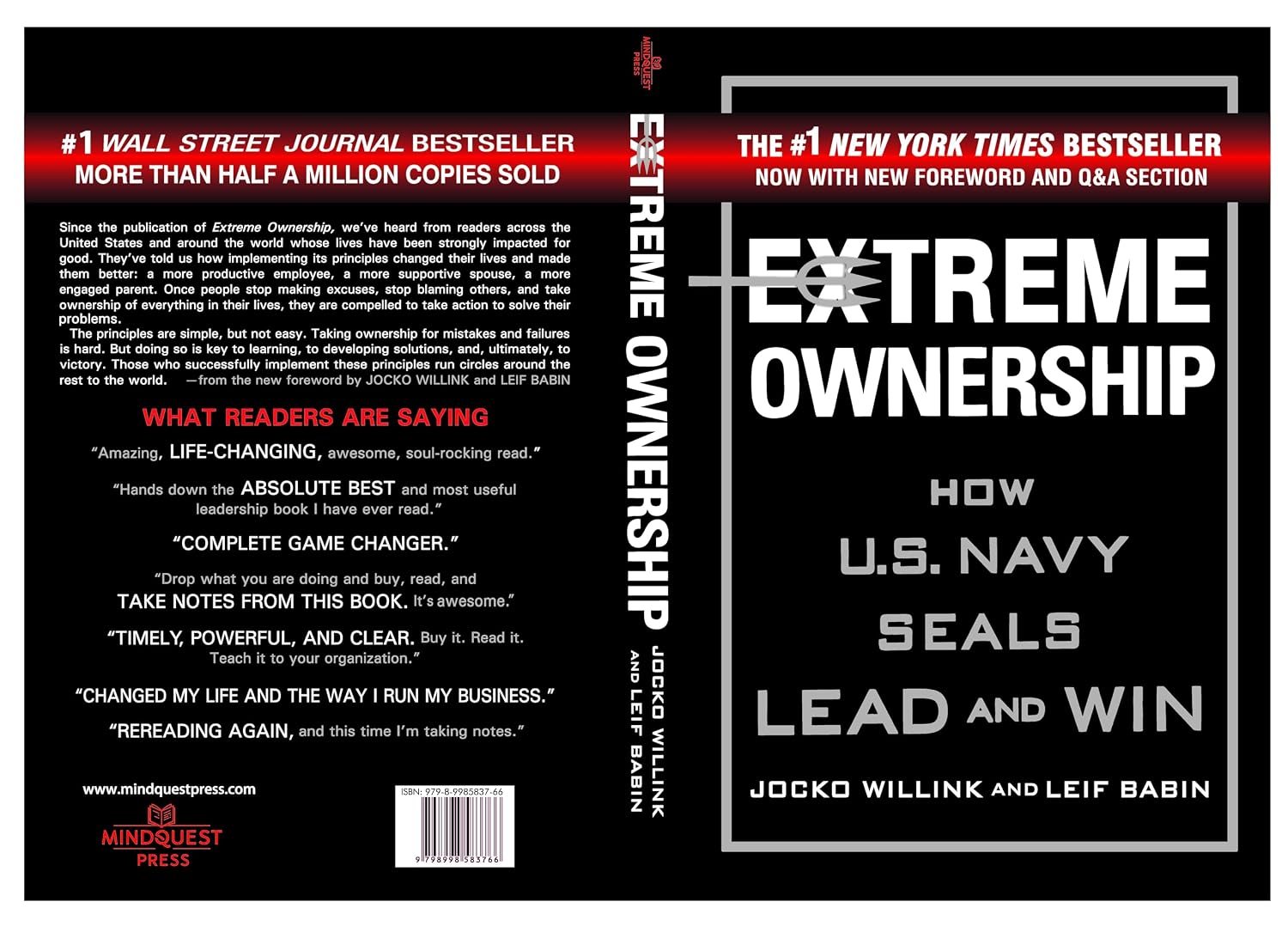 Extreme Ownership: How U.S. Navy SEALs Lead and Win - Jocko Willink & Leif Babin