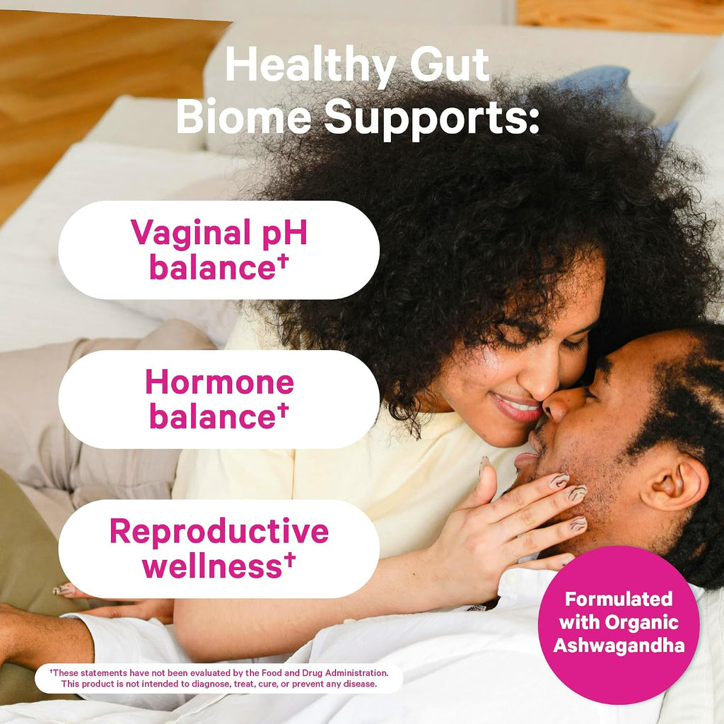 Pink Stork Probióticos de Fertilidad para Mujeres con Ashwagandha – 30 Cápsulas