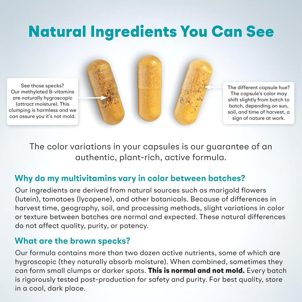 Multivitamínico Metilado MTHFR sin Hierro - 60 Cápsulas