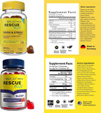 Bach RESCUE Plus Gominolas de Sueño y Estrés - Pack 2x1, 60 unidades cada una