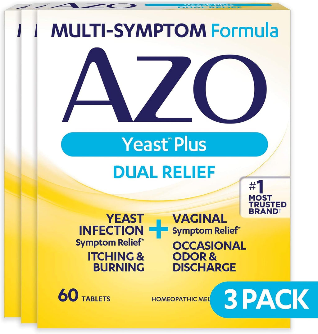 AZO Plus Multivitamínico, 180 Comprimidos (3 Paquetes de 60)