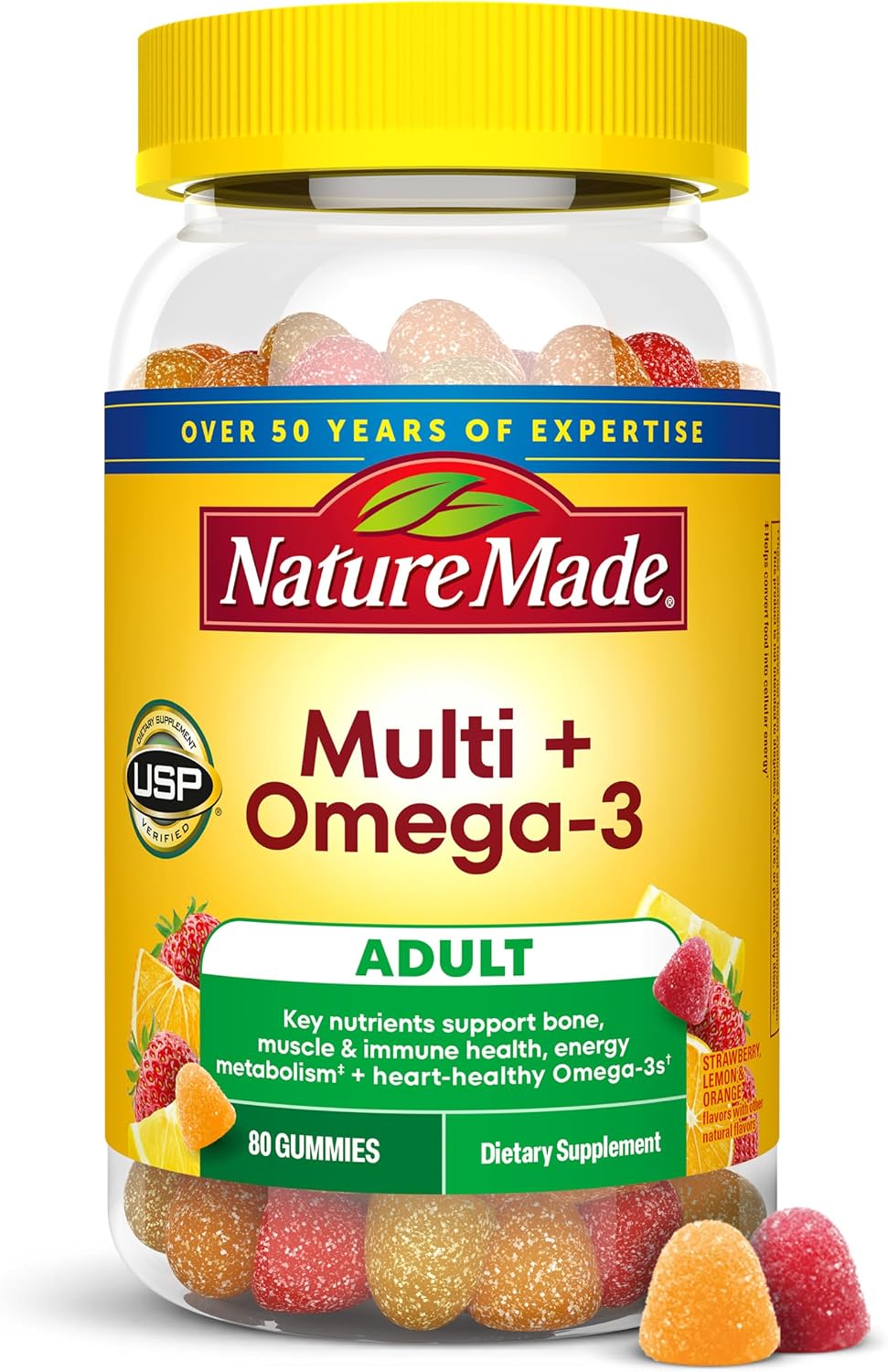 Nature Made Multivitamin + Omega-3 Gummies
