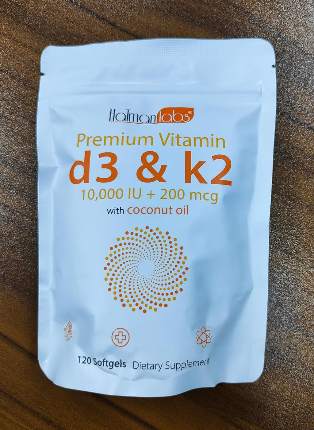 Newseel Vitamina D3 y K2 con Aceite de Coco – 120 Cápsulas Blandas