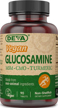 DEVA Vegan Glucosamine MSM CMO & Turmeric - 90 Tablets