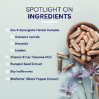 Research Verified Control de Vejiga - Pérdidas y Urgencia - Semilla de Calabaza, Isoflavonas de Soja, Tiamina - 60 Cápsulas Veganas