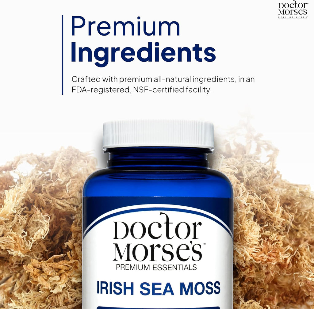 Irish Sea Moss Advanced Cápsulas 1500mg - Doctor Morse's