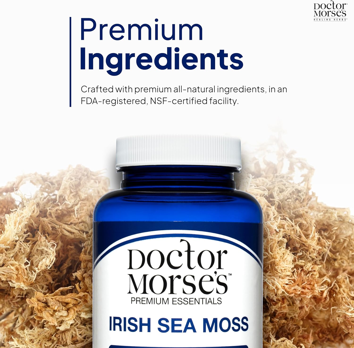 Irish Sea Moss Advanced Cápsulas 1500mg - Doctor Morse's
