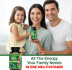 Life's Fortune Multivitamínico Completo de Alimentos Integrales para Hombres y Mujeres - Apoyo Energético, Inmunidad y Metabolismo - Sin Hierro, 180 Comprimidos Vegetarianos