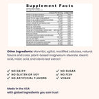 EZ Melts Multivitamin sin Hierro - 18 Vitaminas y Minerales - Vitamina C, Folato, Biotina - No-GMO y Vegano - Sabor Manzana - 60 Comprimidos Dispersables (30 Dosis)