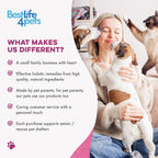 BestLife4Pets Weight & Thyroid Support – Suplemento Natural para el Control de Peso en Perros y Gatos – 400 Comprimidos