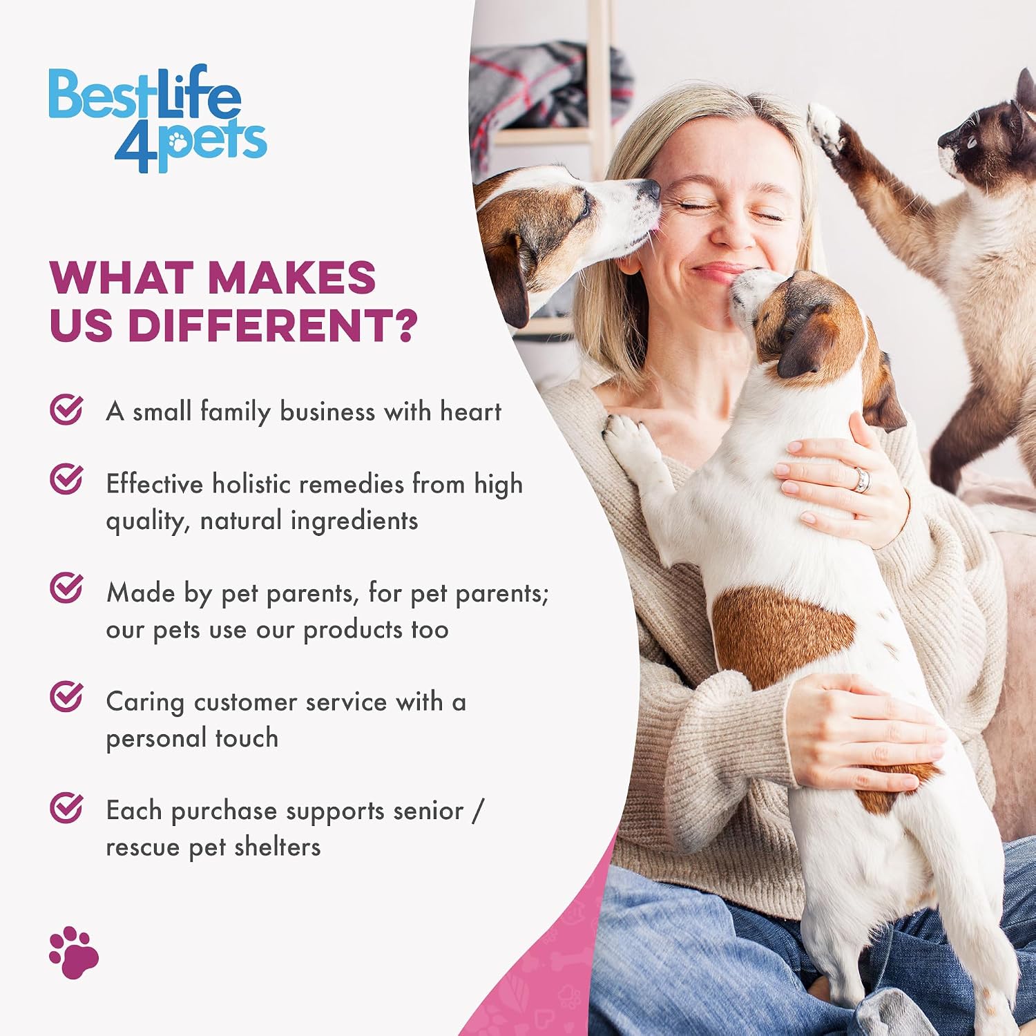 BestLife4Pets Weight & Thyroid Support – Suplemento Natural para el Control de Peso en Perros y Gatos – 400 Comprimidos
