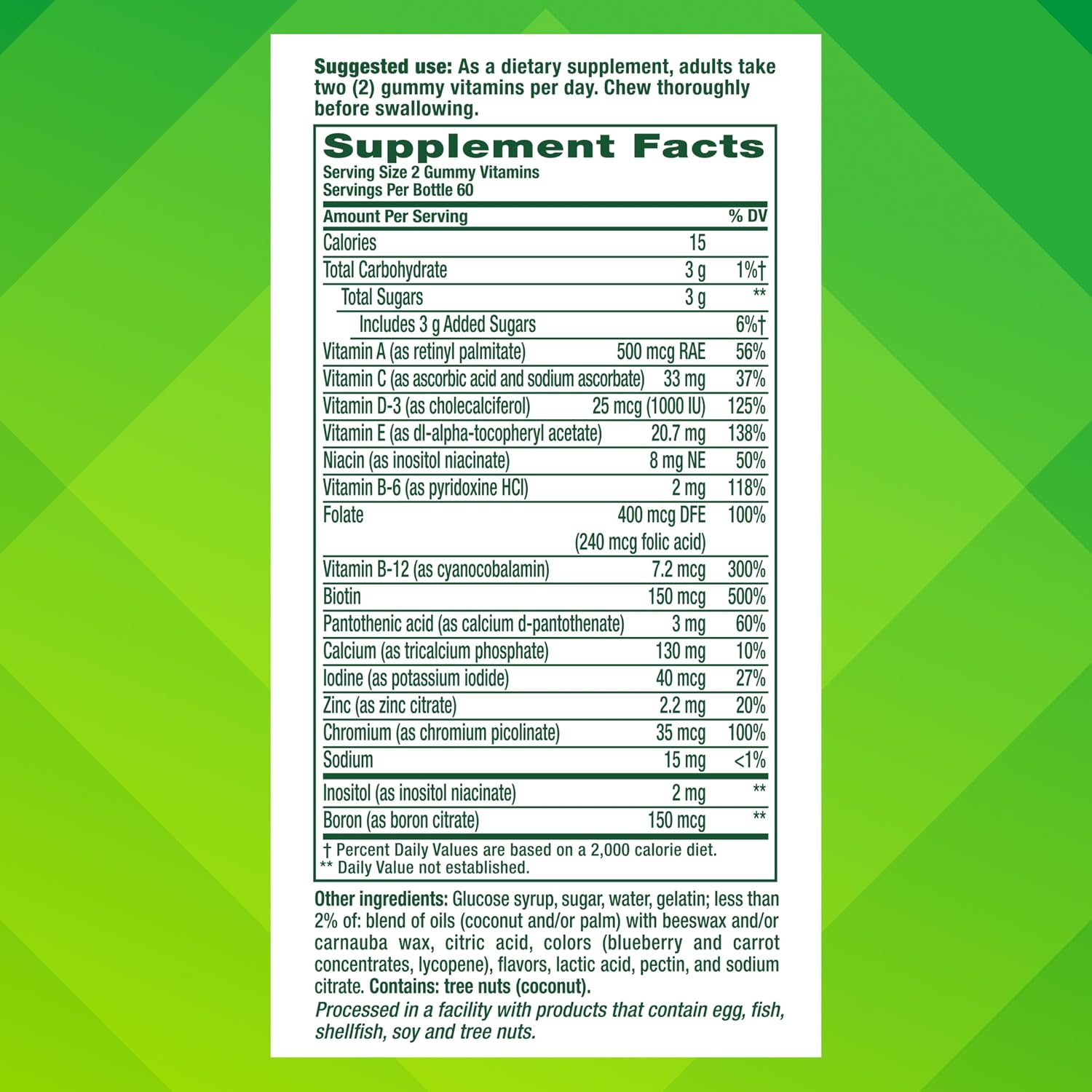 Vitafusion Gominolas Multivitamínicas para Mujeres, 120 unidades