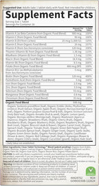 Garden of Life Organics, Multivitamínico Diario para Mujeres, Alimento Integral, 30 Comprimidos Veganos