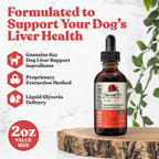 Ancient Pet Liver - Cardo Mariano para Perros con Alcachofa y Diente de León - Fórmula Líquida de Rejuvica Health