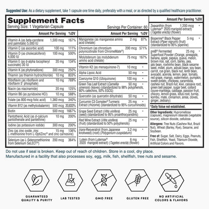 Nature's Lab Gold One Daily Multivitamin – – L-OptiZinc y Selenio SeLECT: Formas queladas y altamente – Image 6