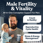 Eu Natural Conception for Him - Suplemento de Fertilidad Masculina, 60 Cápsulas Vegetales