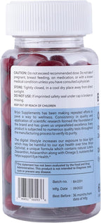 Briyo OptiVital – Complemento para la salud visual con luteína, zeaxantina, astaxantina y omega-3, 60 cápsulas