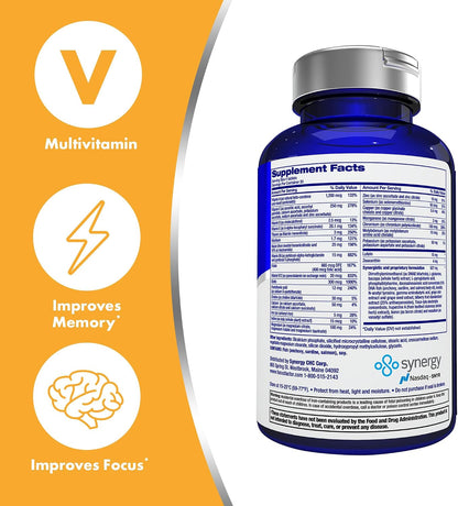 Focus Factor Complemento para Cerebro y Visión con Luteína y Zeaxantina, 120 Comprimidos – Image 3