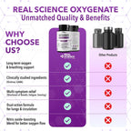 Real Science Oxygenate Miracle – Apoyo Respiratorio y Circulatorio Diario, 60 Cápsulas