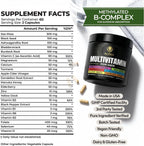 Alpha Tribe Multivitamínico para Hombres con Sea Moss, Aceite de Semilla Negra, Ashwagandha, Cúrcuma, Vitamina C y más