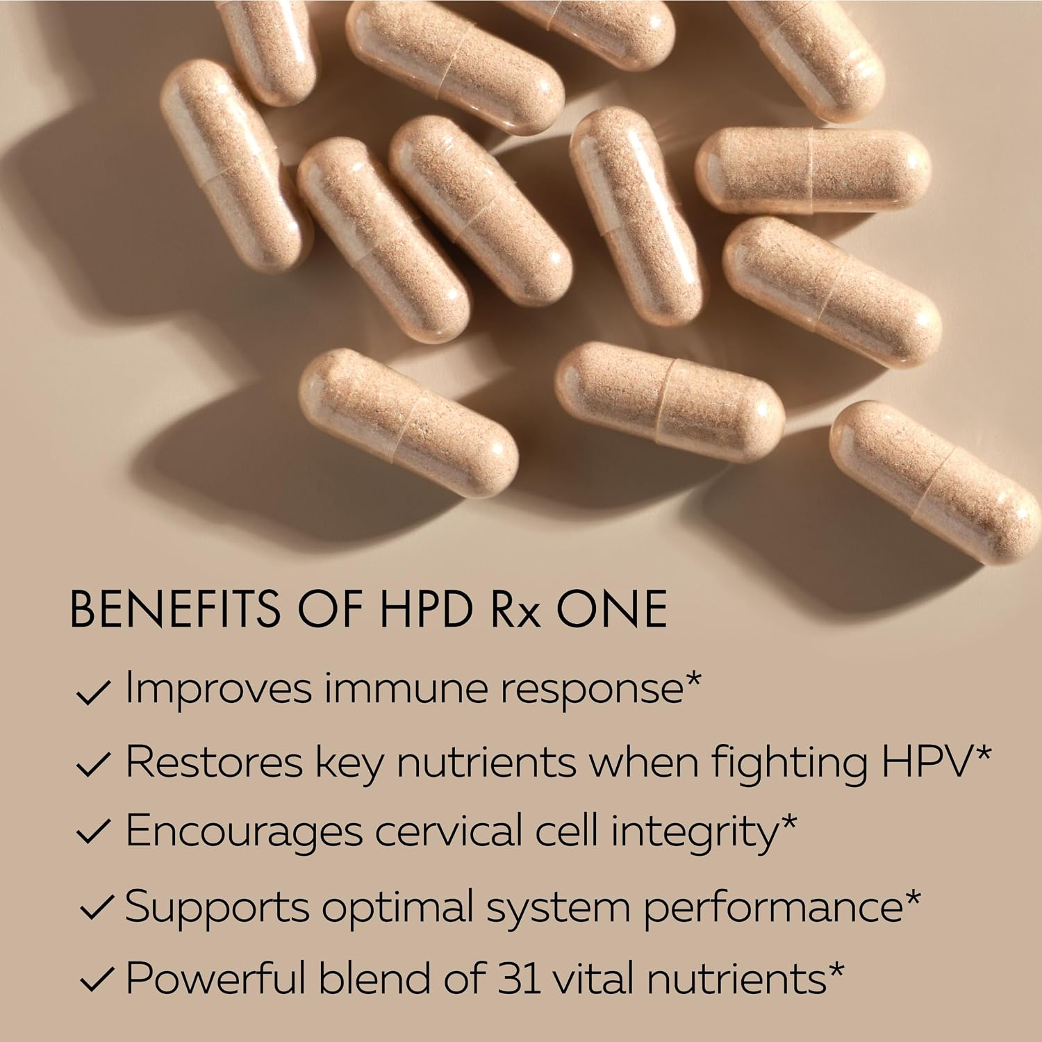 HPD Rx ONE Immunity Boost Multivitamínico para Hombres y Mujeres - 180 Cápsulas