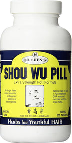 Dr. Shen's Shou Wu Pill (200 Tablets - Suministro para un Mes)