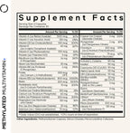 Codeage Multivitamínico Metilado - Complejo B, Vitaminas A, C, D, E, K2, B12 Metilcobalamina, L-Metilfolato, Magnesio, CoQ10, DIM, Probióticos - 90 Cápsulas