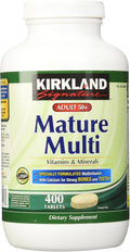 Kirkland Signature Multivitamínico para Adultos 50+ (400 Comprimidos)