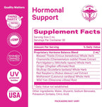 Pink Stork Gotas de Equilibrio Hormonal para Mujeres - 60ml, 30 Dosis - Complemento Líquido Vegano